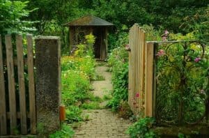 Gartentür in deinen Garten
